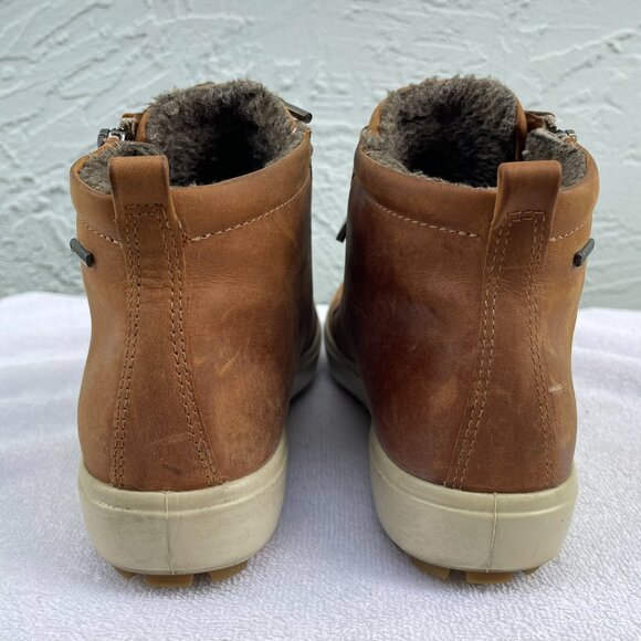 ECCO Soft 7 Tred GTX Gore-Tex Zip Up High Top Sneakers - Picture 6 of 8